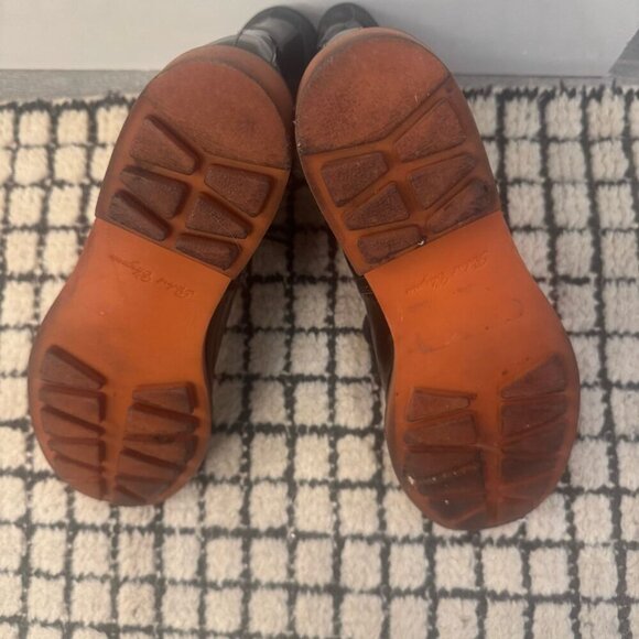 Robert Clergerie Black Patent Leather Lace-Up Boots – Size 40.5 - Picture 4 of 4